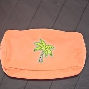 Orange Palm Tree Kids Pouch
